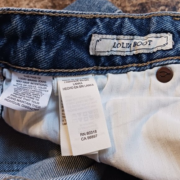 Lucky Brand Lolita Regular Boot Cut Jeans  Size 28 - Picture 8 of 12